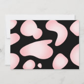 Cartoon Kuh, Einladung (Rückseite)