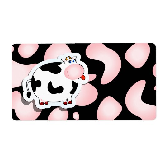 Cartoon Kuh, Etiketten (Vorne)