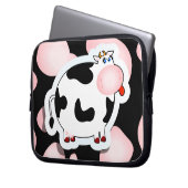 Cartoon Kuh, Laptop-Hülle Laptopschutzhülle (Vorderseite Links)