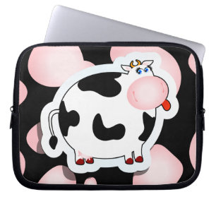 Cartoon Kuh, Laptop-Hülle Laptopschutzhülle