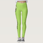 Cartoon-Kuh-Leggings Leggings (Vorderseite)