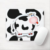 Cartoon Kuh, Mousepad (Mit Mouse)