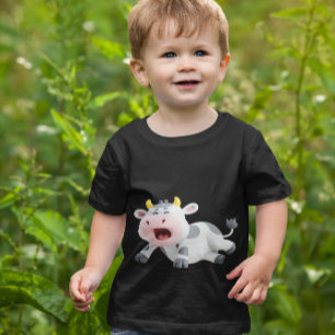 Cartoon Kuh - Niedlicher Cartoon Kuh T-Shirt