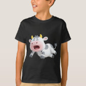 Cartoon Kuh - Niedlicher Cartoon Kuh T-Shirt (Vorderseite)