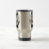 Cartoon-Kuh Reisebecher (Mittel)