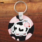 Cartoon Kuh, Schlüsselanhänger (Vorderseite)