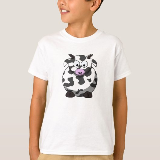 Cartoon Kuh T-Shirt (Vorderseite)