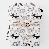 Cartoon Kühe und Kuh Geschenkpapier Set (Beispiel)