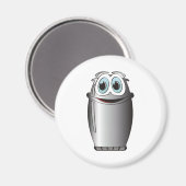 Cartoon-Kühlschrank aus rostfreiem Stahl Magnet (Vorderseite/Rückseite)