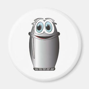 Cartoon-Kühlschrank aus rostfreiem Stahl Magnet