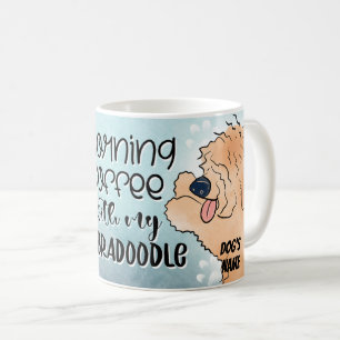 Cartoon Labradoodle Dog Kaffee Tasse, Cup Kaffeetasse