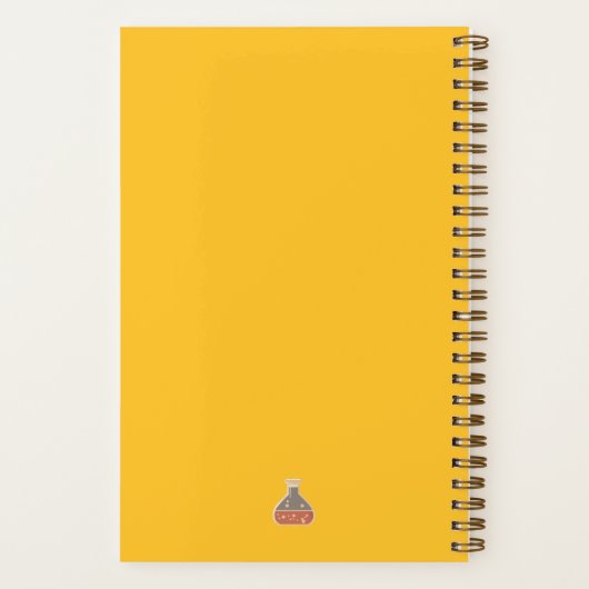 Cartoon Labrador Assistant Notizblock (Rückseite)