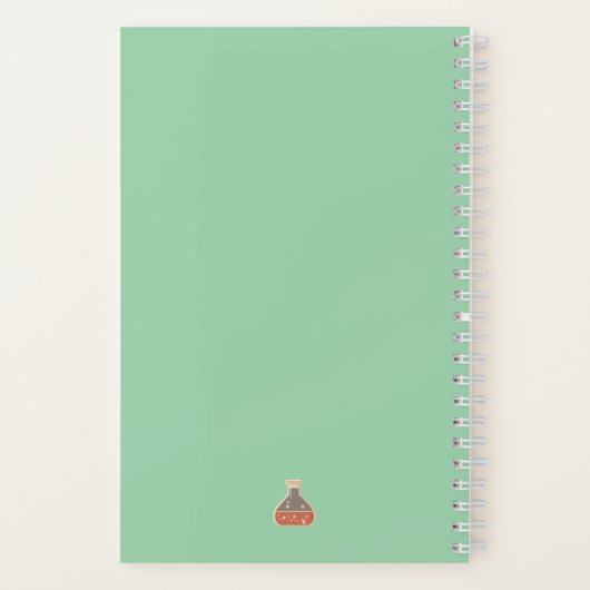 Cartoon Labrador Assistant Notizblock (Rückseite)