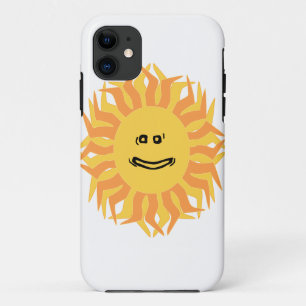 Cartoon Lächeln Sun Grafische veränderbare Farbe B Case-Mate iPhone Hülle