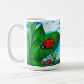 Cartoon Lady Bug Kaffeetasse (Links)