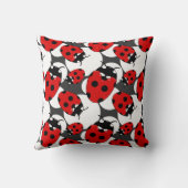 Cartoon Ladybug Pattern Kissen (Rückseite)