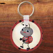 Cartoon Ladybug Schlüsselkette Schlüsselanhänger (Vorderseite)