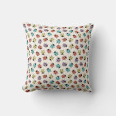Cartoon Ladybugs Pattern Kissen (Vorderseite)