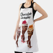 Cartoon Ladys Chocolate Cupcakes Schürze (InSitu)