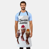 Cartoon Ladys Chocolate Cupcakes Schürze (Getragen)