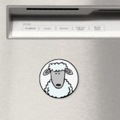 Cartoon Lamb-Gesicht Magnet (In Situ (Geschirrspüler))