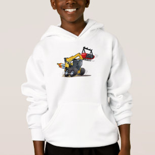 Cartoon Land Clearing Mulcher Hoodie