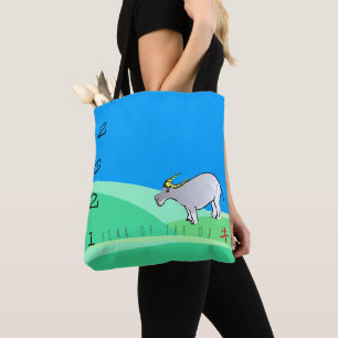 Cartoon Landscape Ox Chinesisches Neujahr 2021 AoT Tasche