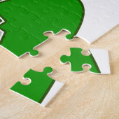 Cartoon Landschaft mit Regenbogen und Landhaus Puzzle (Seite)