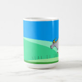 Cartoon Landschaft Ox Chinesisches Neujahr Zodiaki Verwandlungstasse (Zentrum)