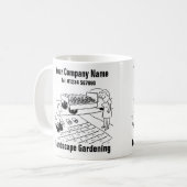 Cartoon Landschaftsgärtnerei Kaffeetasse (Vorderseite Links)