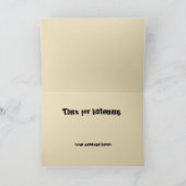 Cartoon lange ohrige Jerboa Karte (Innenseite)