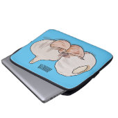 Cartoon Laptopschutzhülle (Vorne Knopf)