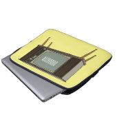 Cartoon Laptopschutzhülle (Vorne Knopf)