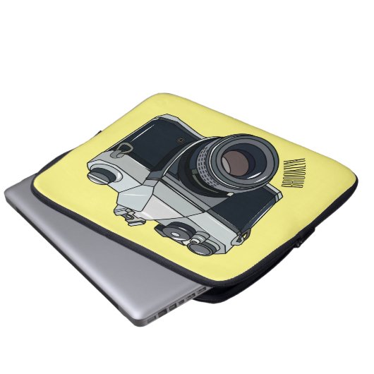 Cartoon Laptopschutzhülle (Vorne Knopf)