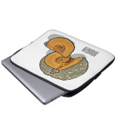 Cartoon Laptopschutzhülle (Vorne Knopf)