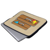 Cartoon Laptopschutzhülle (Vorne Knopf)