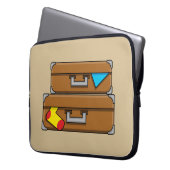 Cartoon Laptopschutzhülle (Vorderseite Links)