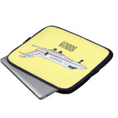 Cartoon Laptopschutzhülle (Vorne Knopf)