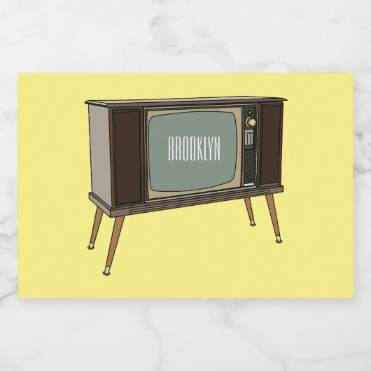 Cartoon Lebensmitteletikett (Einzelnes Label)