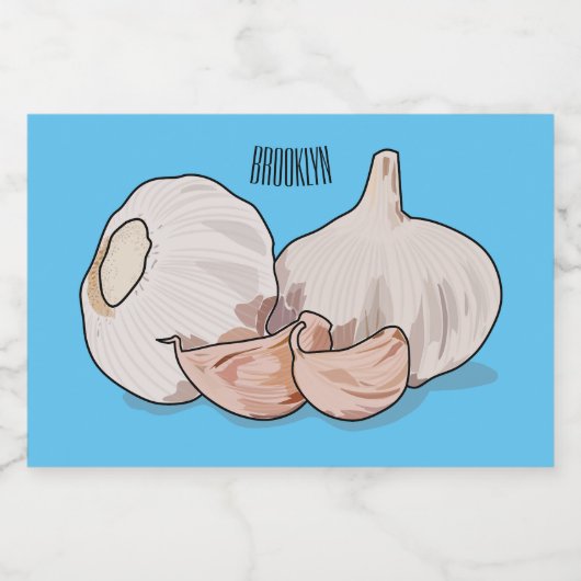 Cartoon Lebensmitteletikett (Einzelnes Label)