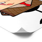 Cartoon Lehrerin Poster (Ecke)