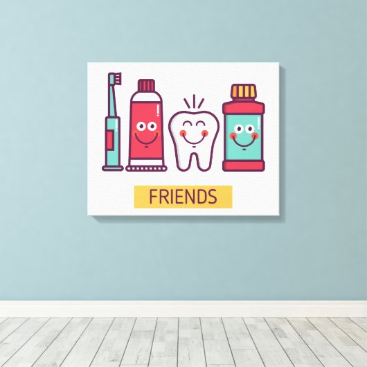 Cartoon Leinwanddruck (Insitu (Holzboden))