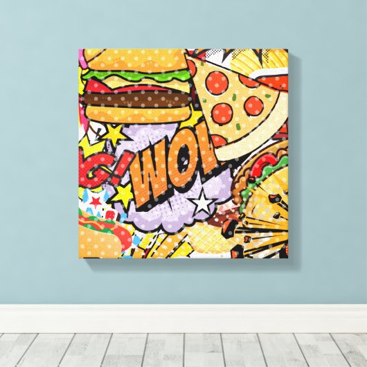 Cartoon Leinwanddruck (Insitu (Holzboden))