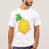 Cartoon Lemon Mens T - Shirt (Vorderseite)