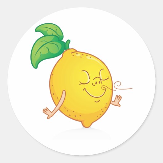 Cartoon Lemon Stickers (Vorderseite)