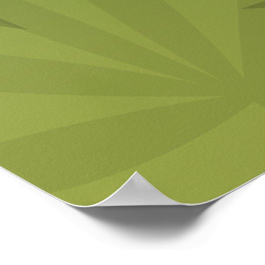 Cartoon Leopard Gecko Poster (Ecke)