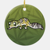 Cartoon-LeopardGecko Keramikornament (Hinten)