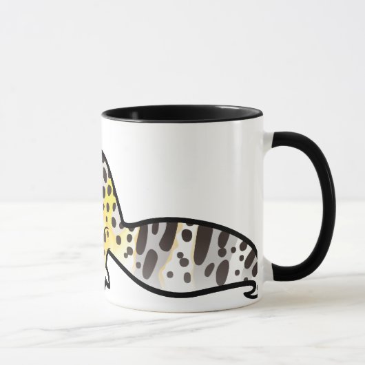 Cartoon-LeopardGecko Tasse (Rechts)