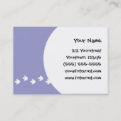 Cartoon-LeopardGecko Visitenkarte (Rückseite)