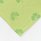 Cartoon leprechaun in einem Topf mit einem Pint Fleecedecke (Ecke)